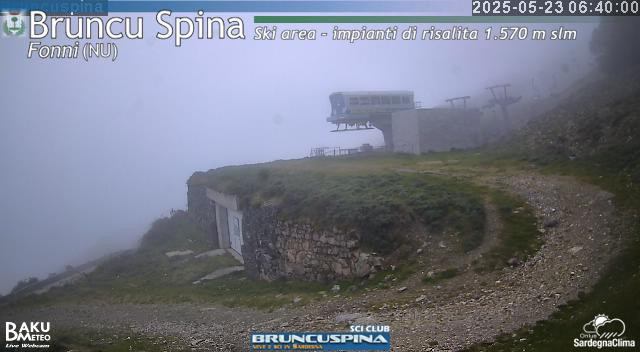time-lapse frame, Bruncu Spina webcam