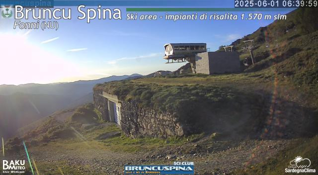 time-lapse frame, Bruncu Spina webcam