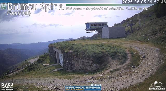 time-lapse frame, Bruncu Spina webcam