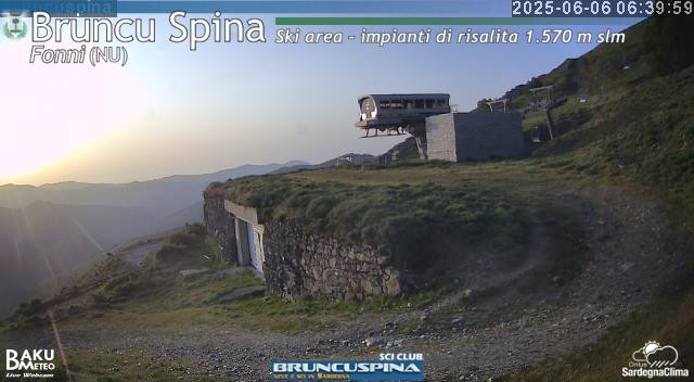 time-lapse frame, Bruncu Spina webcam