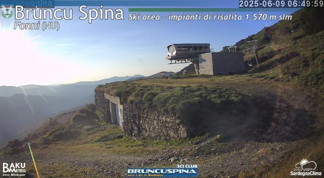 time-lapse frame, Bruncu Spina webcam