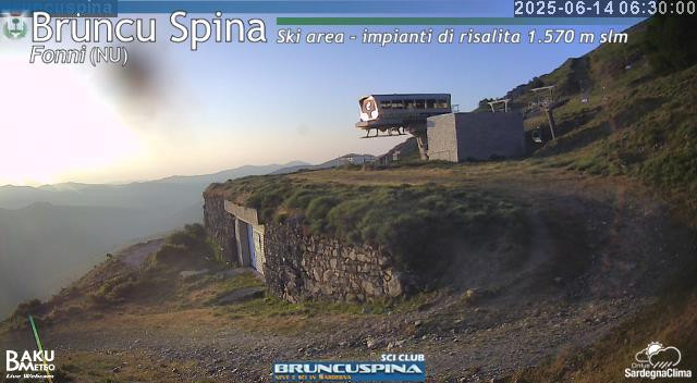 time-lapse frame, Bruncu Spina webcam