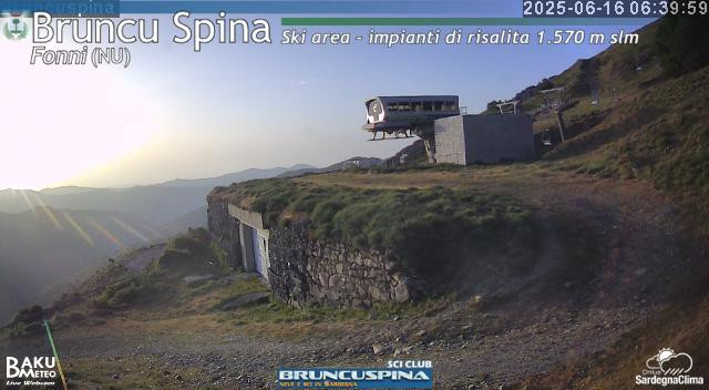 time-lapse frame, Bruncu Spina webcam