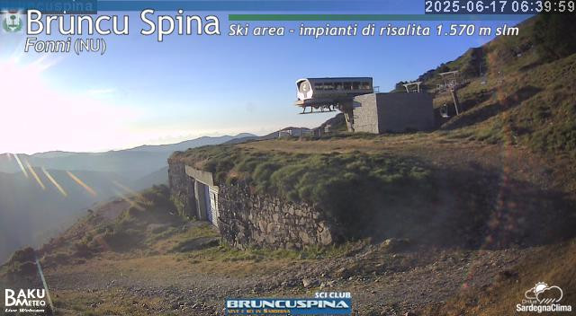 time-lapse frame, Bruncu Spina webcam