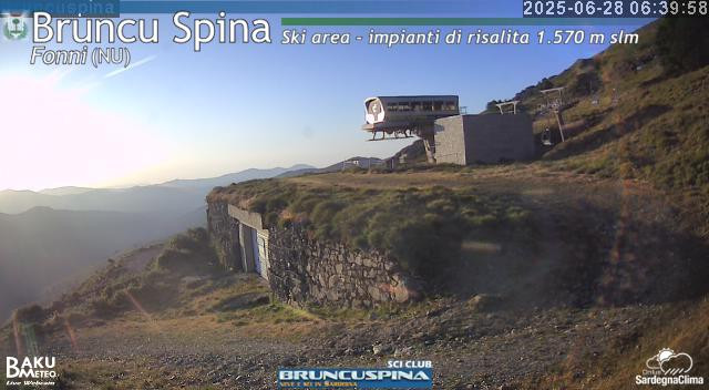 time-lapse frame, Bruncu Spina webcam