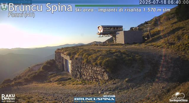 time-lapse frame, Bruncu Spina webcam