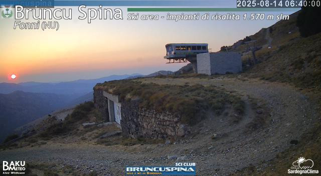 time-lapse frame, Bruncu Spina webcam