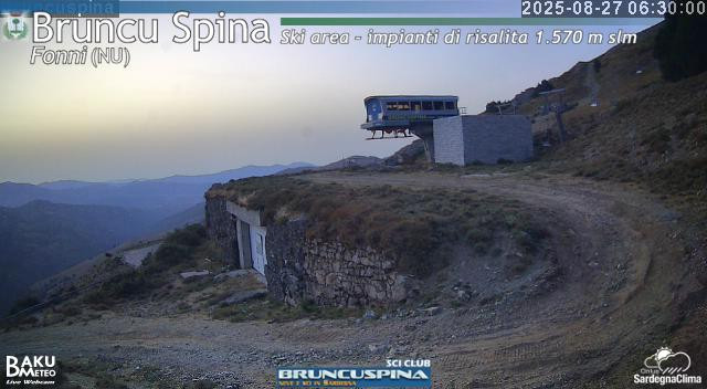 time-lapse frame, Bruncu Spina webcam