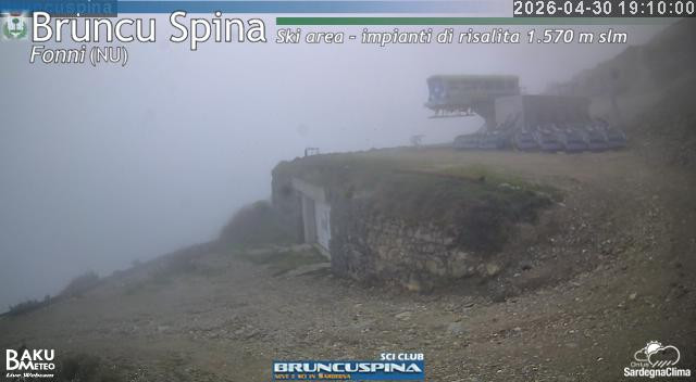 time-lapse frame, Bruncu Spina webcam