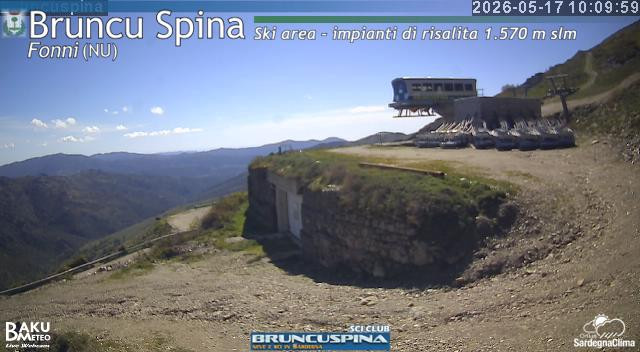 time-lapse frame, Bruncu Spina webcam