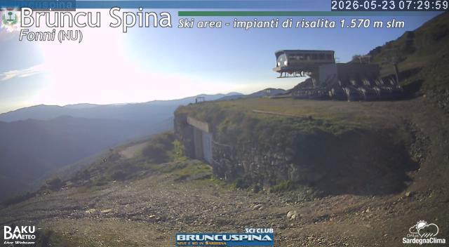 time-lapse frame, Bruncu Spina webcam