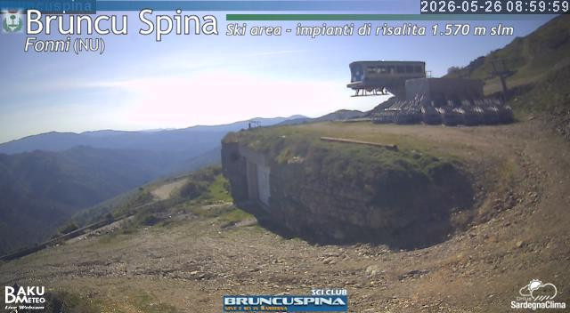 time-lapse frame, Bruncu Spina webcam