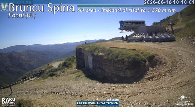 time-lapse frame, Bruncu Spina webcam