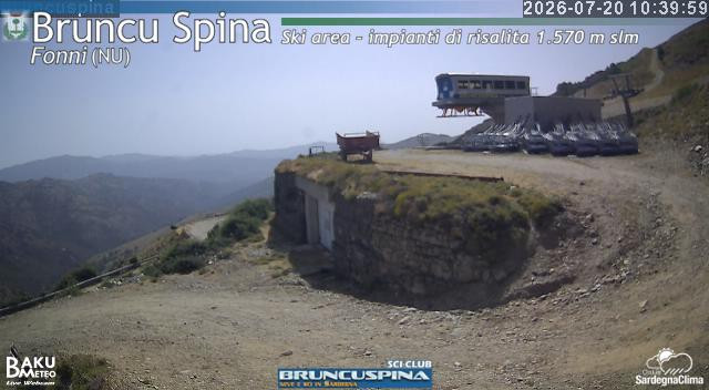 time-lapse frame, Bruncu Spina webcam