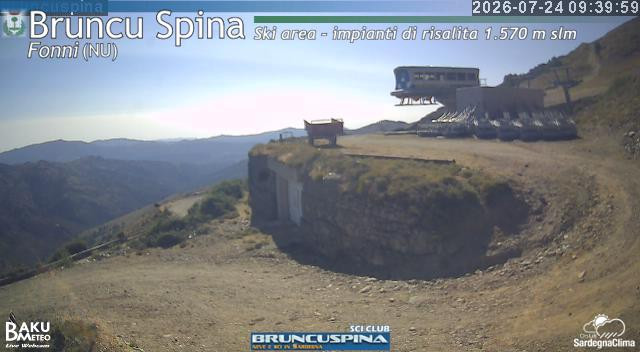 time-lapse frame, Bruncu Spina webcam