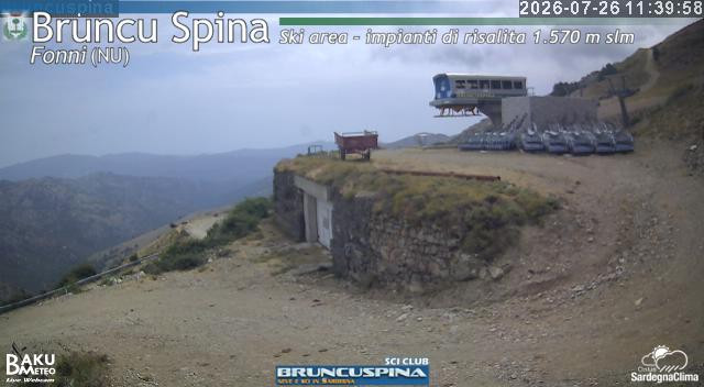 time-lapse frame, Bruncu Spina webcam