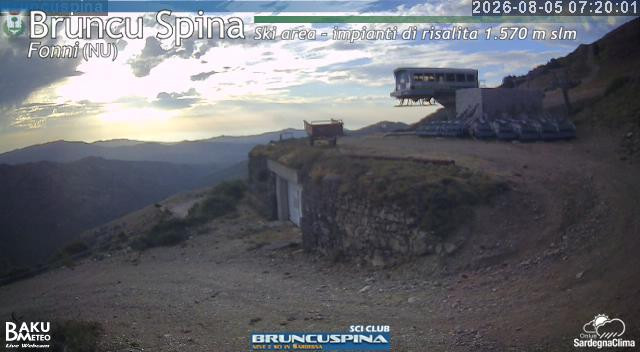 time-lapse frame, Bruncu Spina webcam