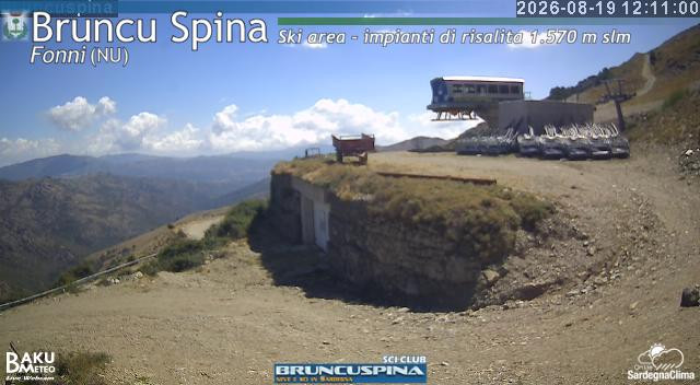 time-lapse frame, Bruncu Spina webcam
