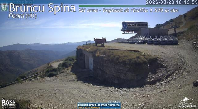 time-lapse frame, Bruncu Spina webcam