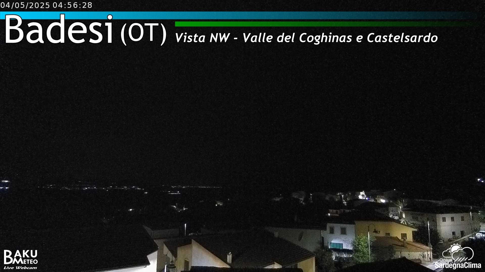 time-lapse frame, Badesi webcam