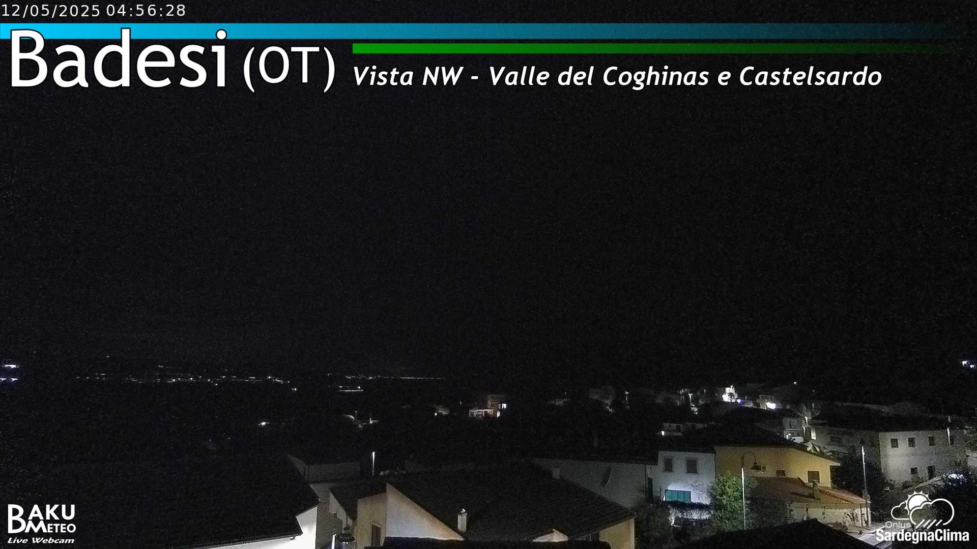 time-lapse frame, Badesi webcam