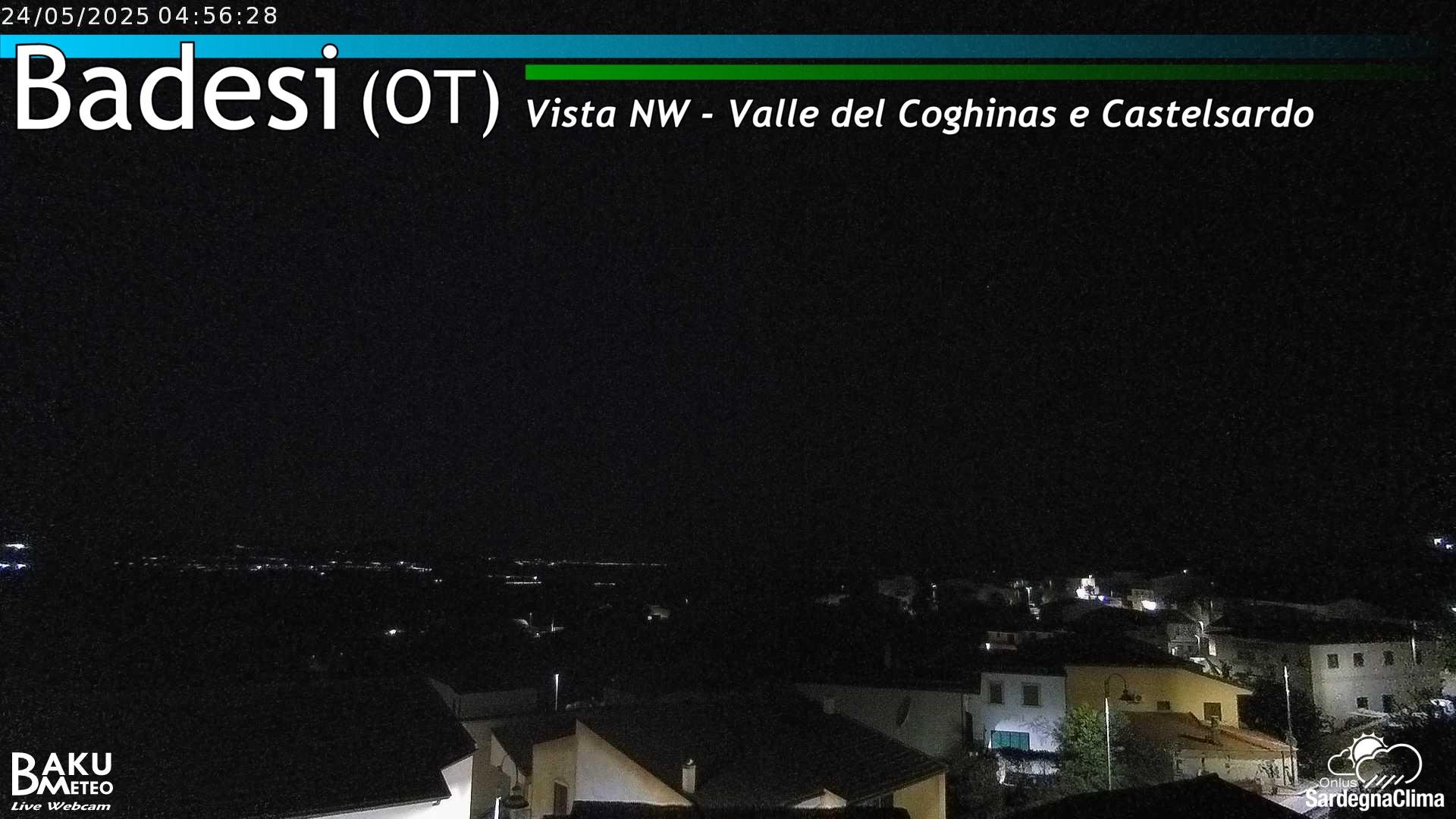 time-lapse frame, Badesi webcam