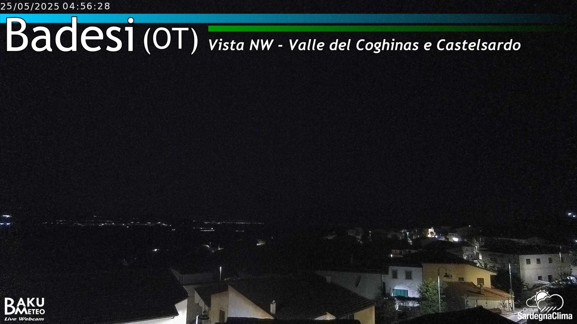 time-lapse frame, Badesi webcam
