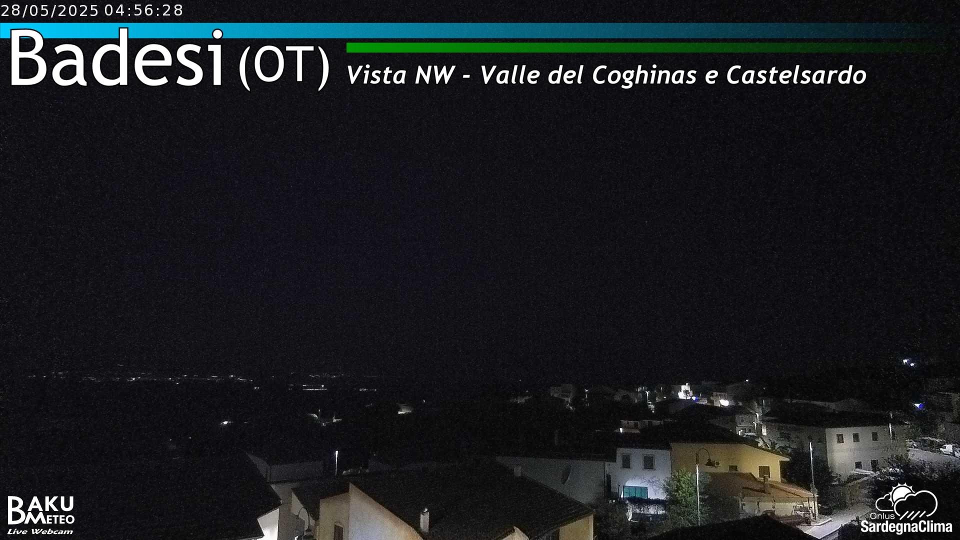 time-lapse frame, Badesi webcam