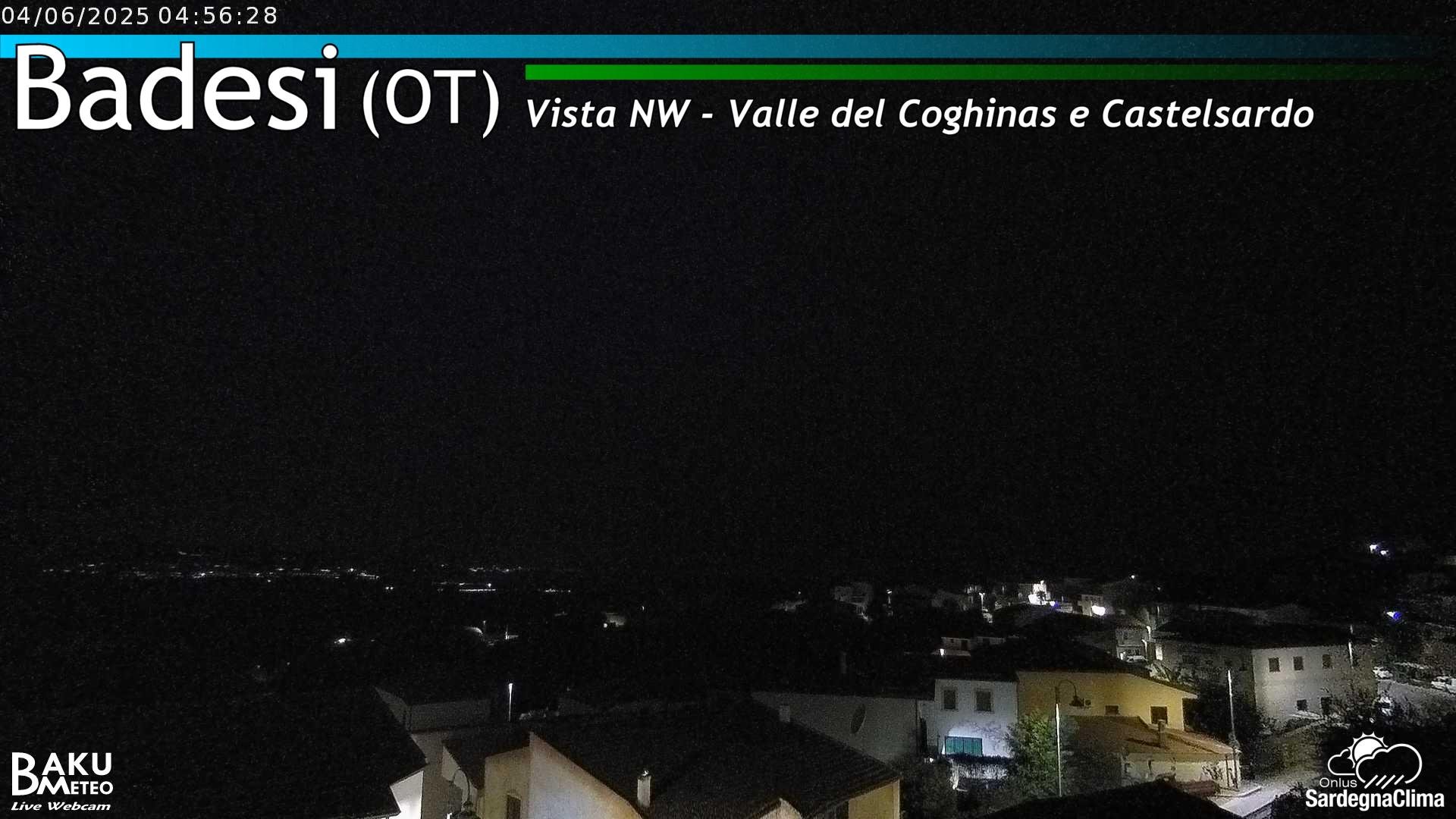 time-lapse frame, Badesi webcam