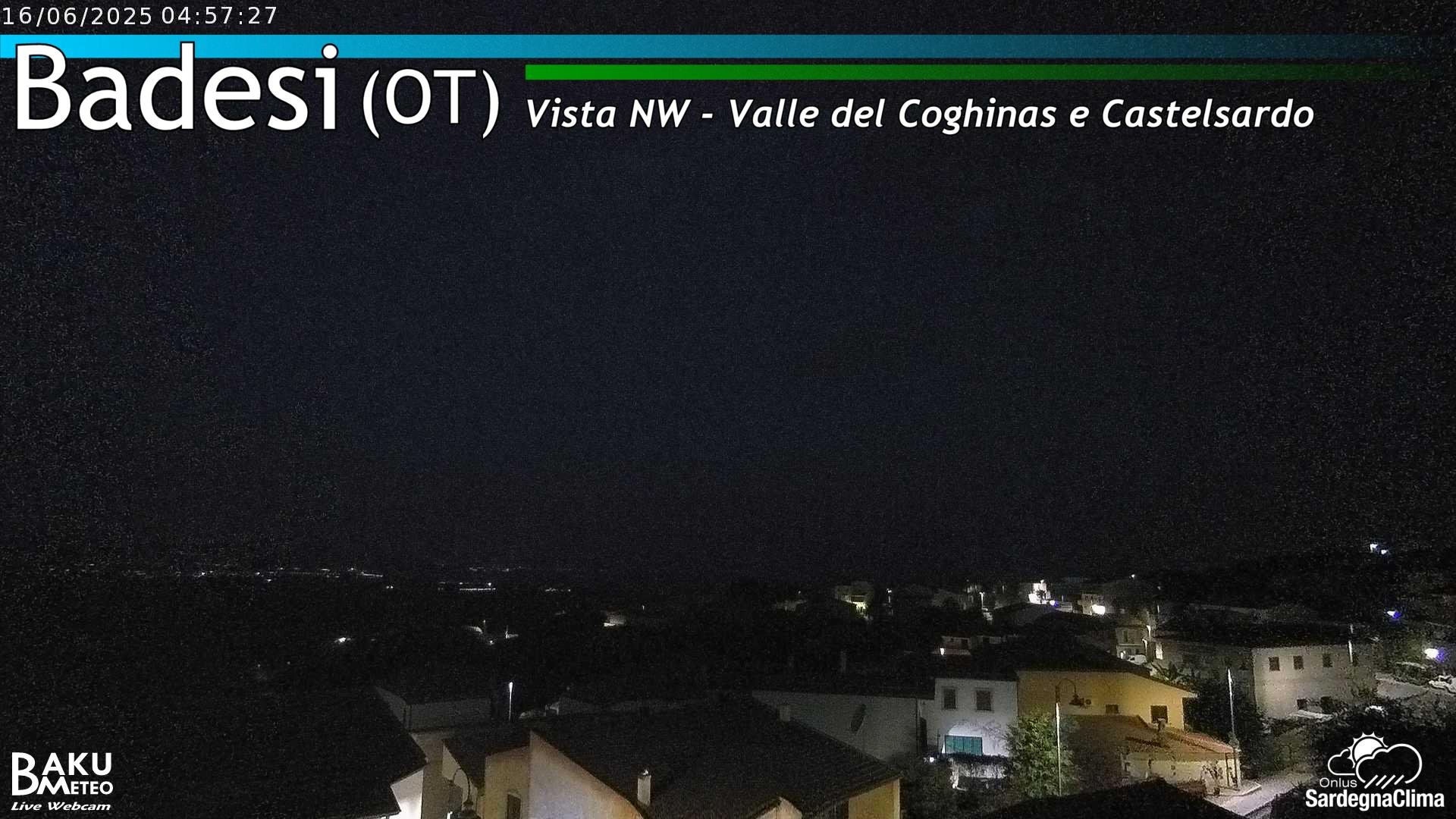 time-lapse frame, Badesi webcam