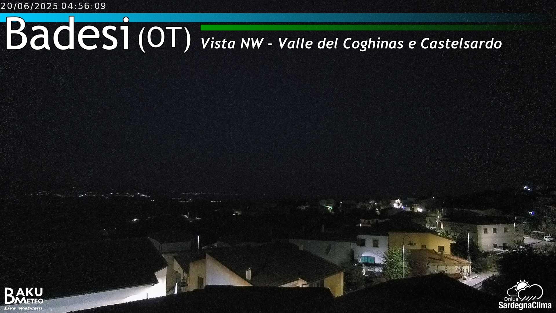 time-lapse frame, Badesi webcam