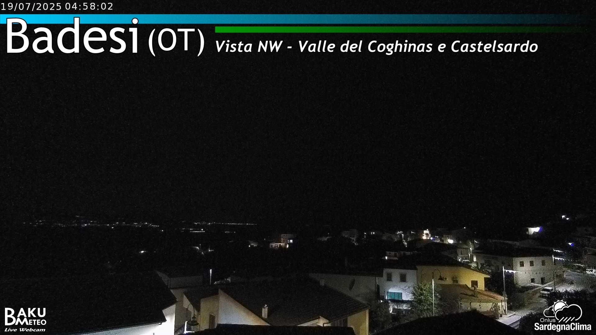 time-lapse frame, Badesi webcam