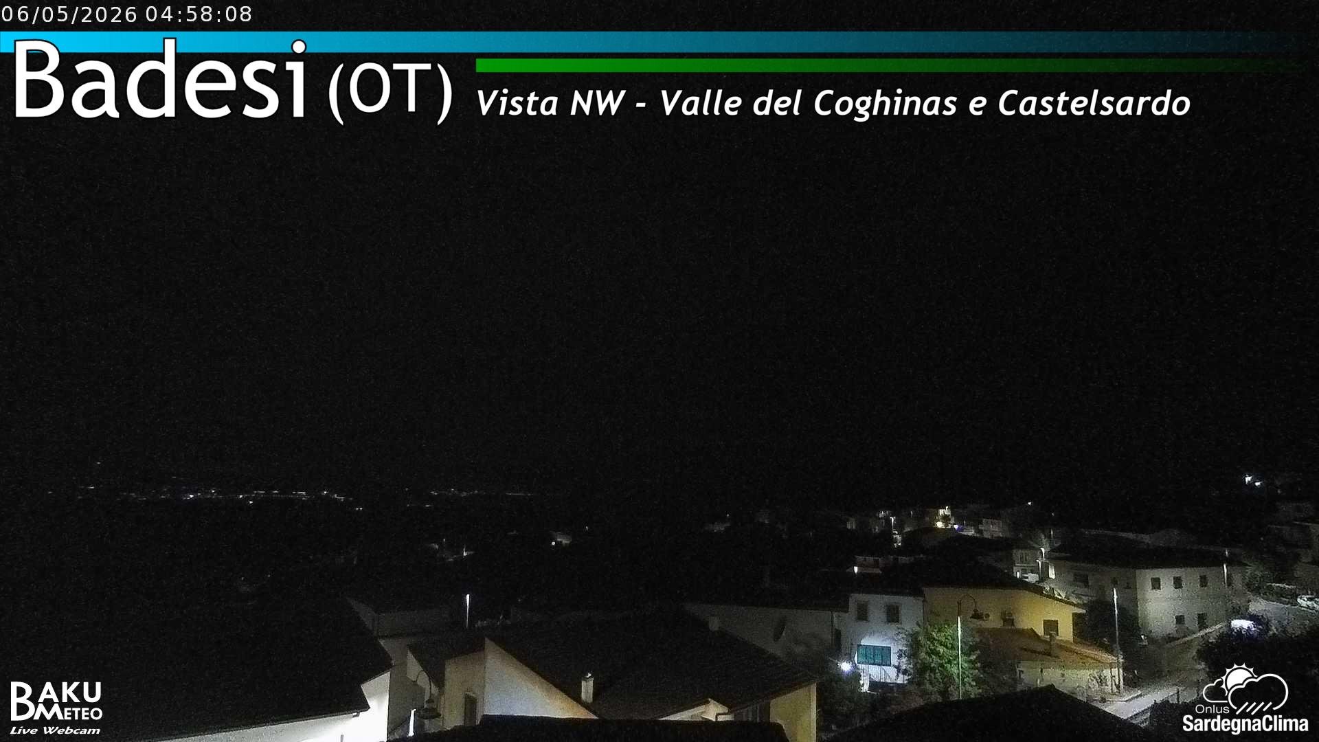time-lapse frame, Badesi webcam