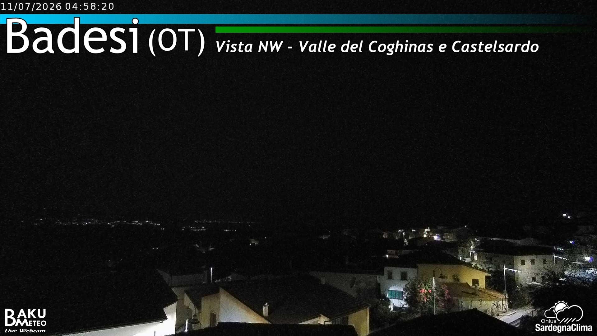 time-lapse frame, Badesi webcam