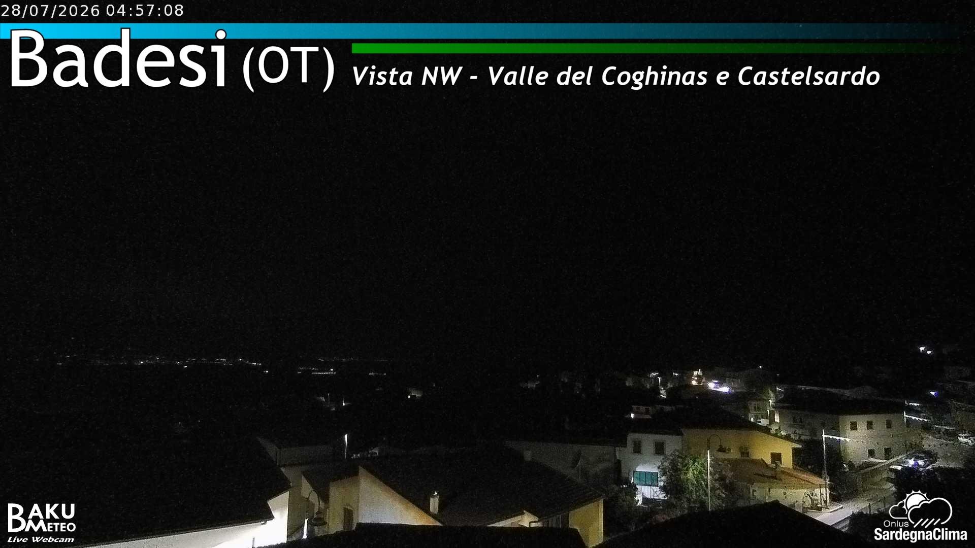 time-lapse frame, Badesi webcam