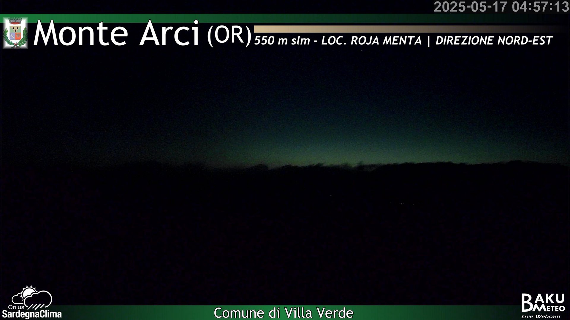 time-lapse frame, Roja Menta Nord webcam