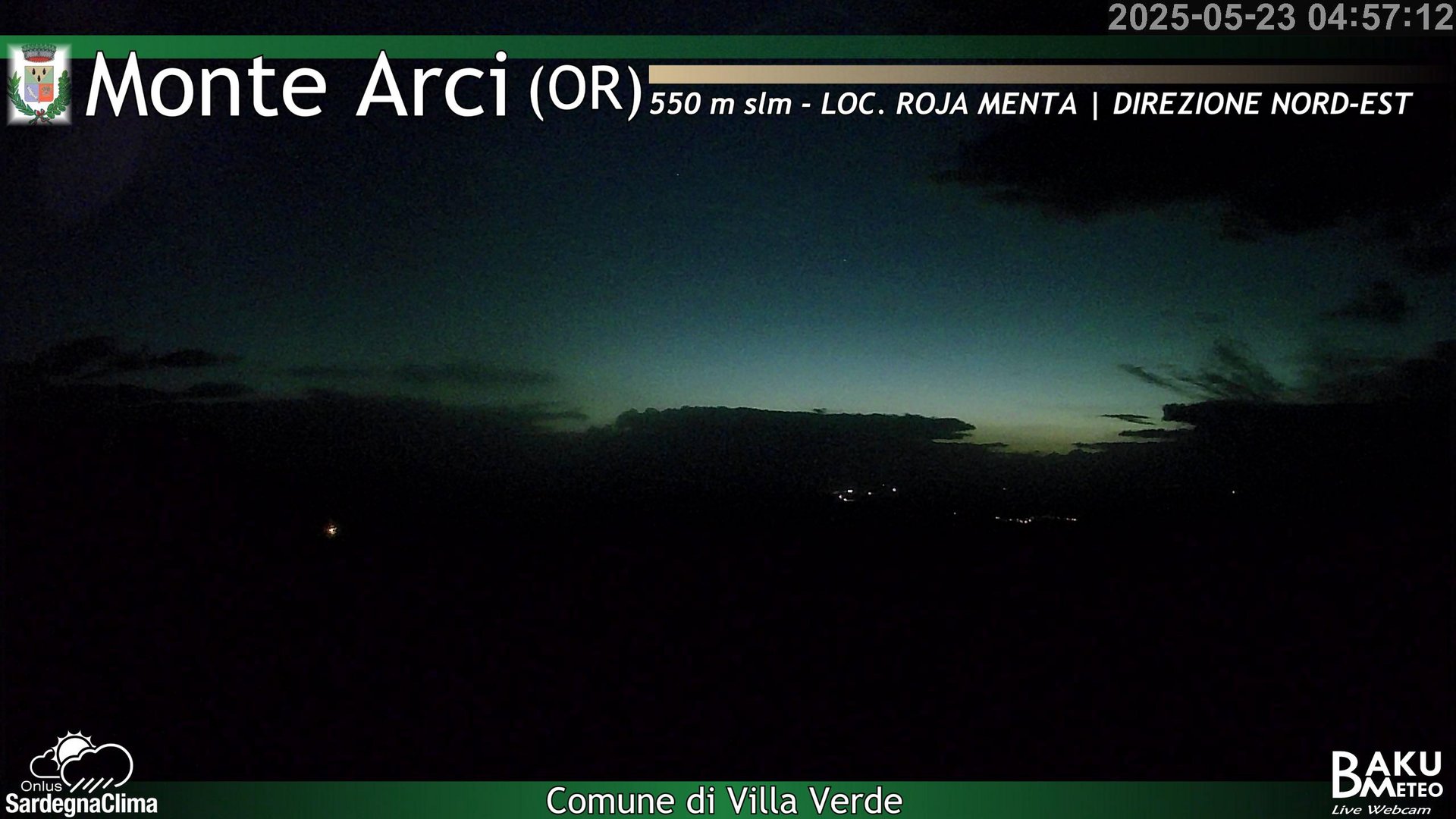 time-lapse frame, Roja Menta Nord webcam