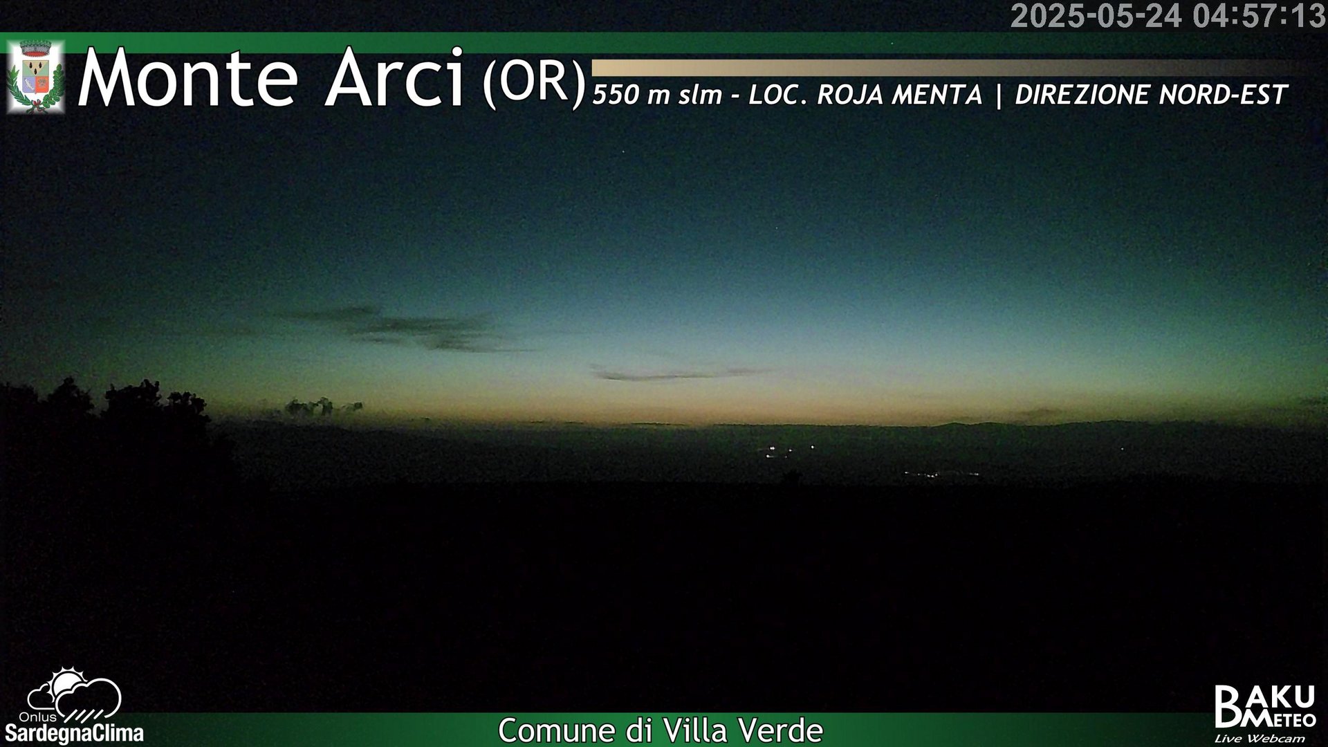 time-lapse frame, Roja Menta Nord webcam