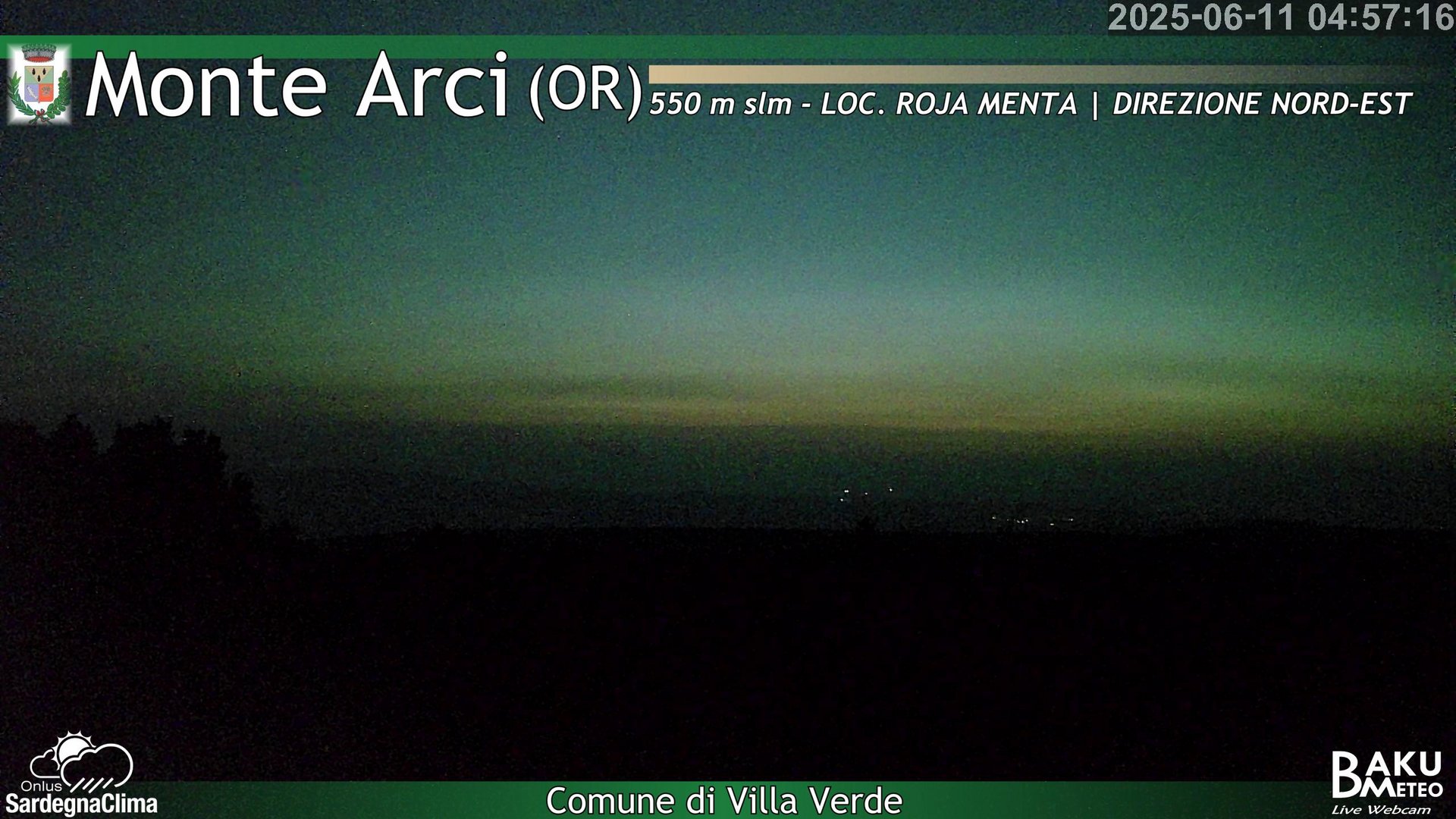 time-lapse frame, Roja Menta Nord webcam