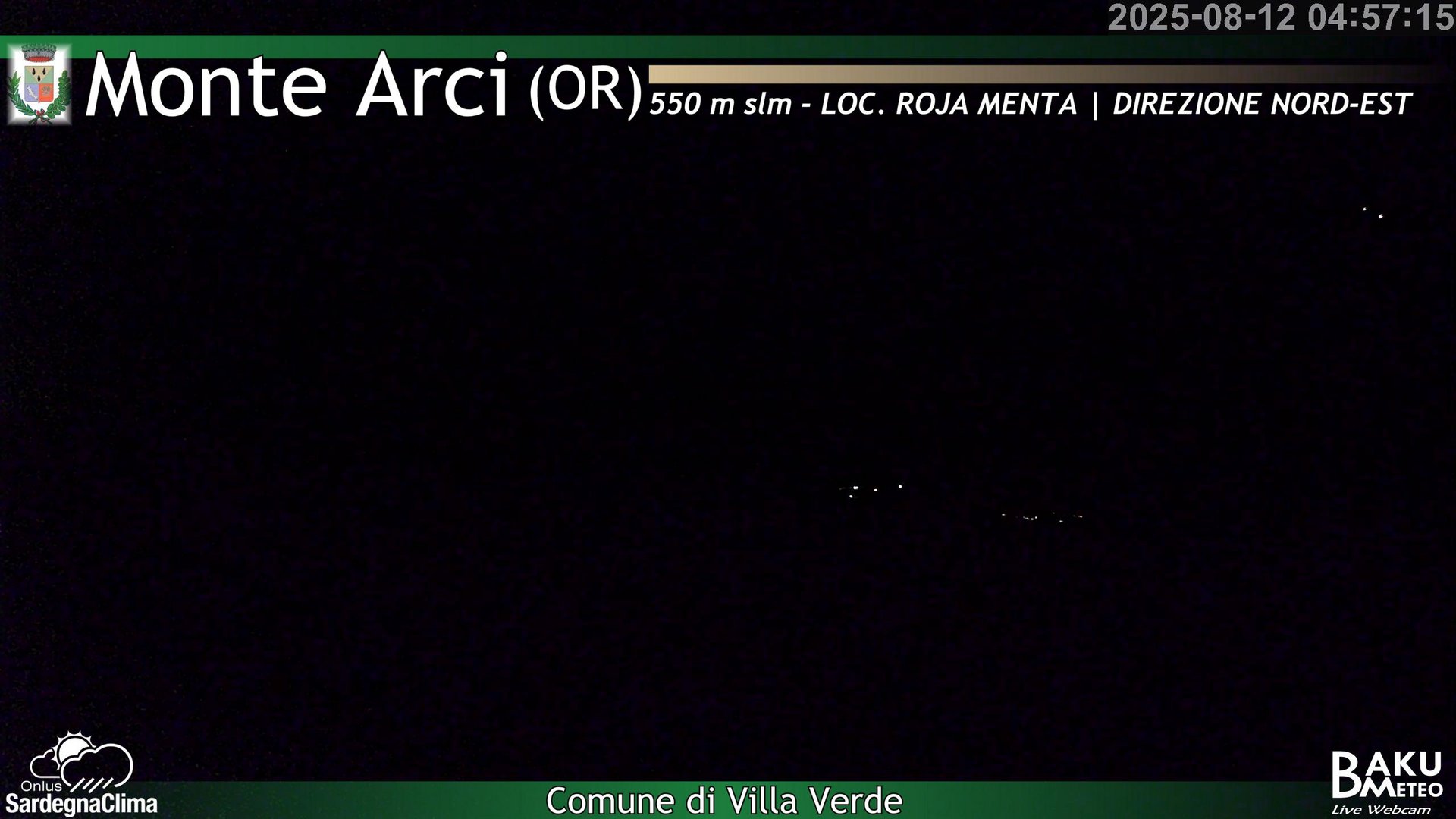 time-lapse frame, Roja Menta Nord webcam