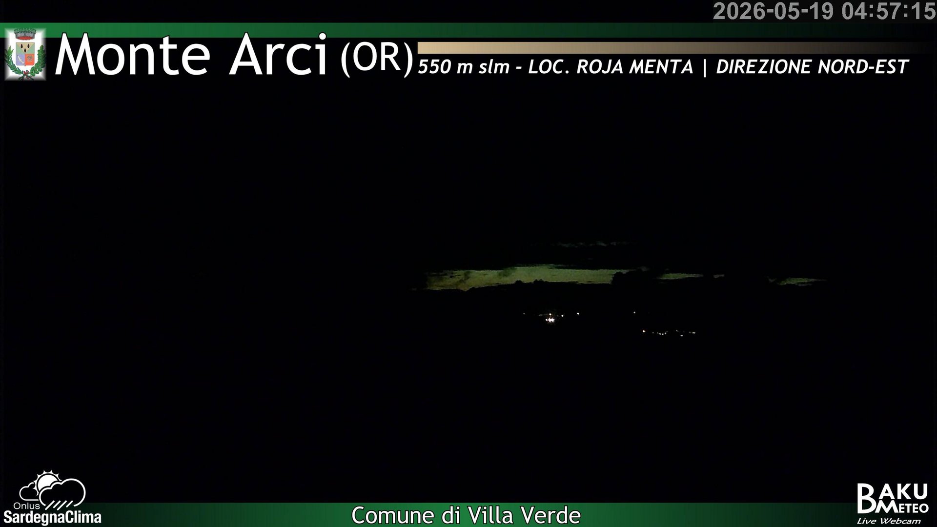 time-lapse frame, Roja Menta Nord webcam