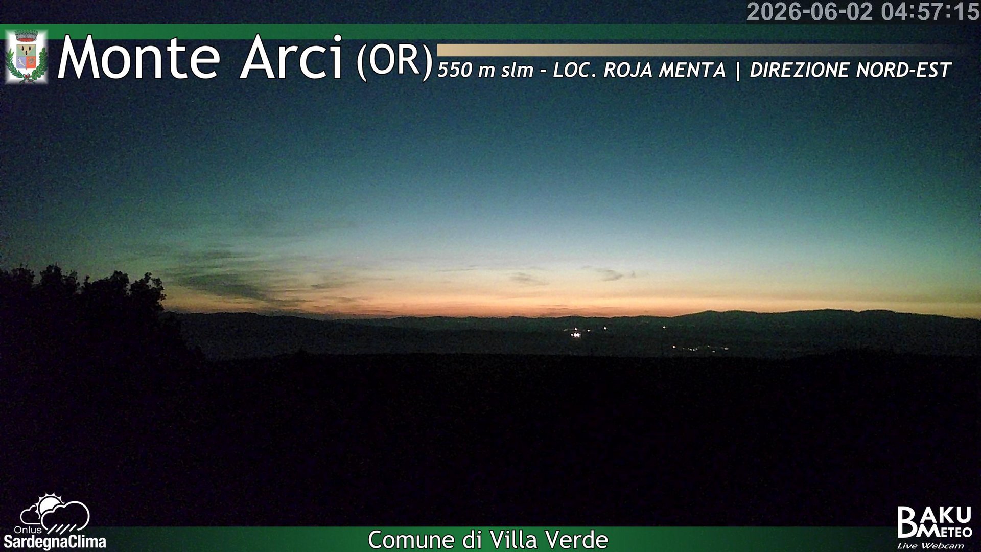 time-lapse frame, Roja Menta Nord webcam