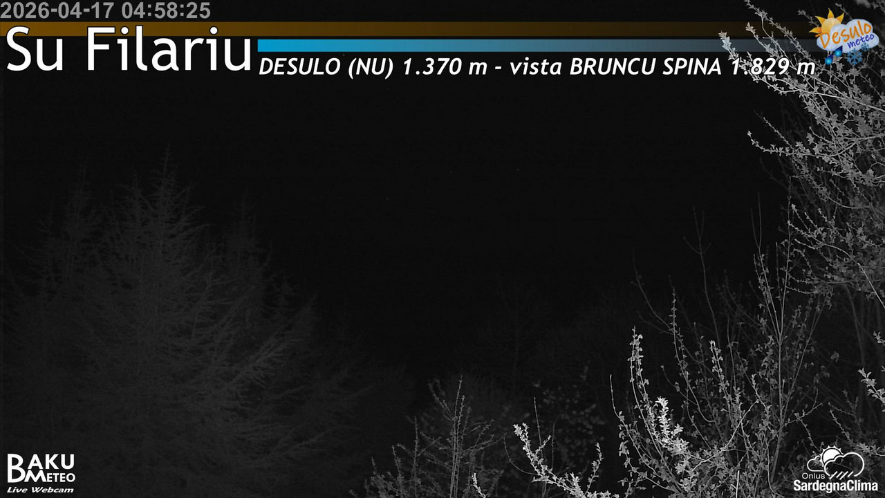 time-lapse frame, Su Filariu webcam