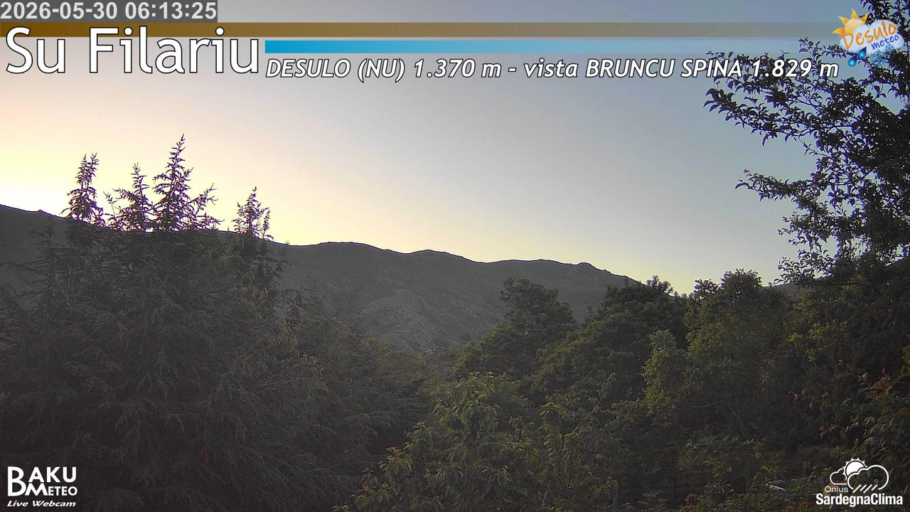 time-lapse frame, Su Filariu webcam