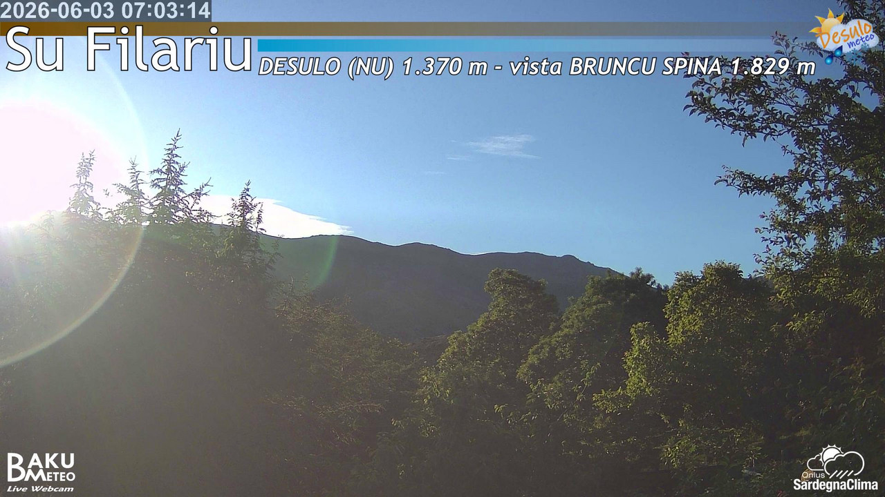 time-lapse frame, Su Filariu webcam