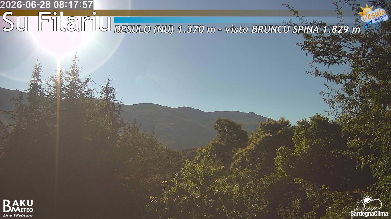 time-lapse frame, Su Filariu webcam