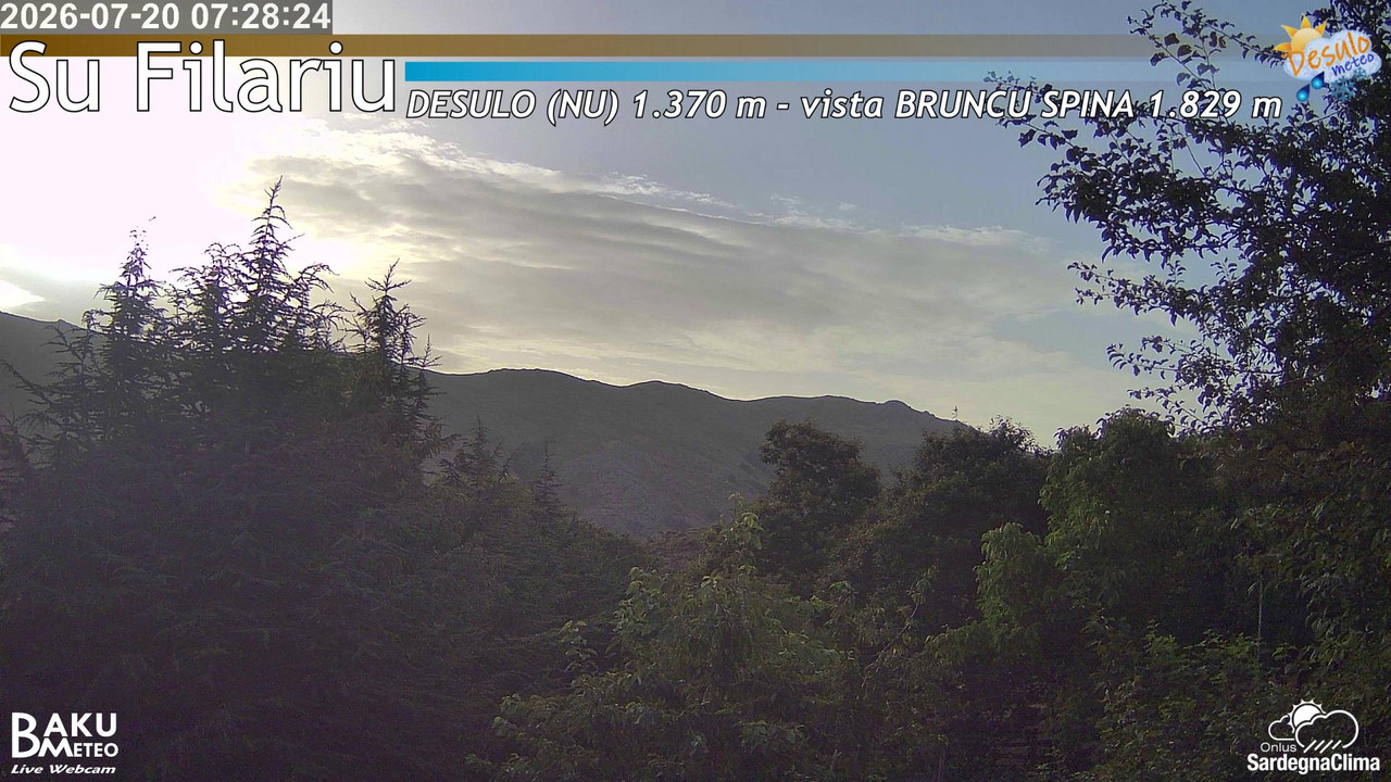 time-lapse frame, Su Filariu webcam