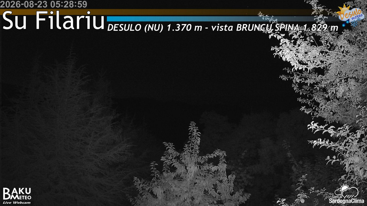time-lapse frame, Su Filariu webcam