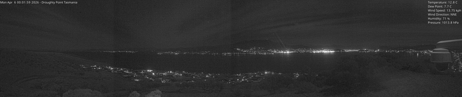 time-lapse frame, Droughty Point webcam