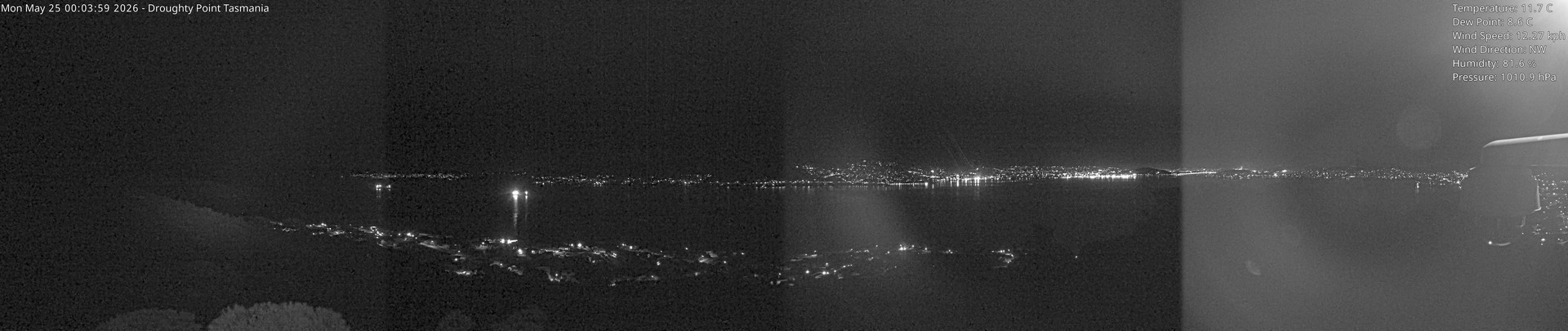 time-lapse frame, Droughty Point webcam